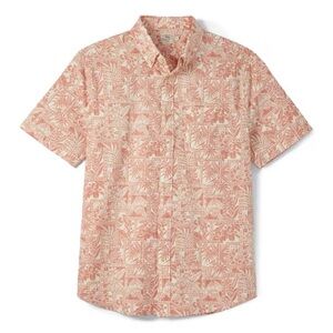 Faherty Playa Short Sleeve Button Up Shirt XL